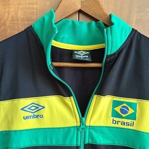 UMBRO men’s soccer BRASIL warm-up jacket, size S